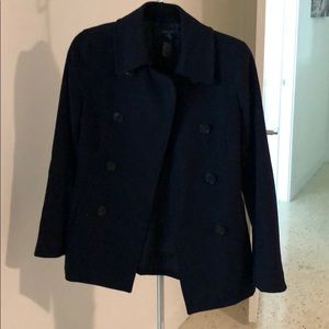 Classic Gant Navy Peacoat Wool/Cashmere size xs